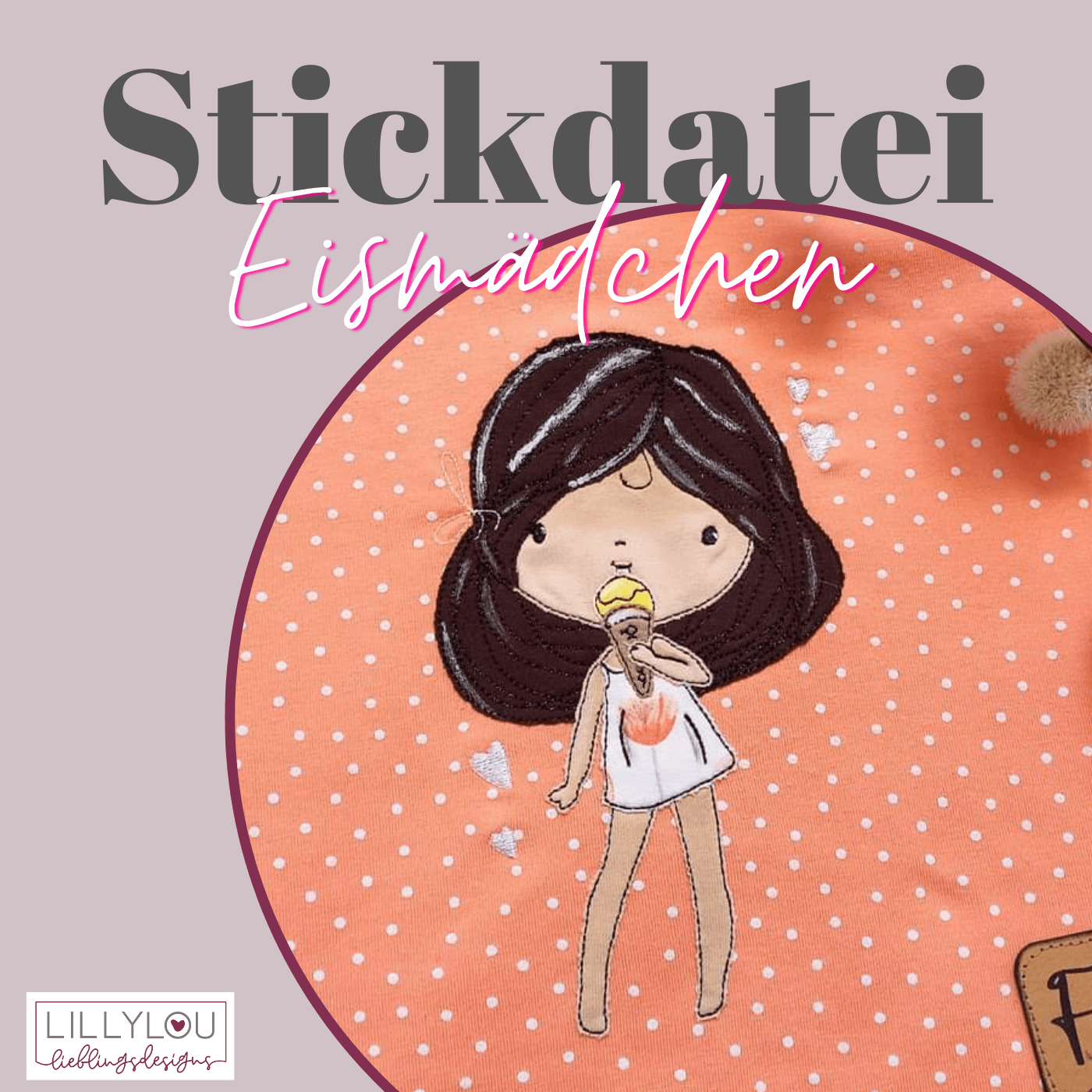 Stickdatei - Eismädchen - Sewando
