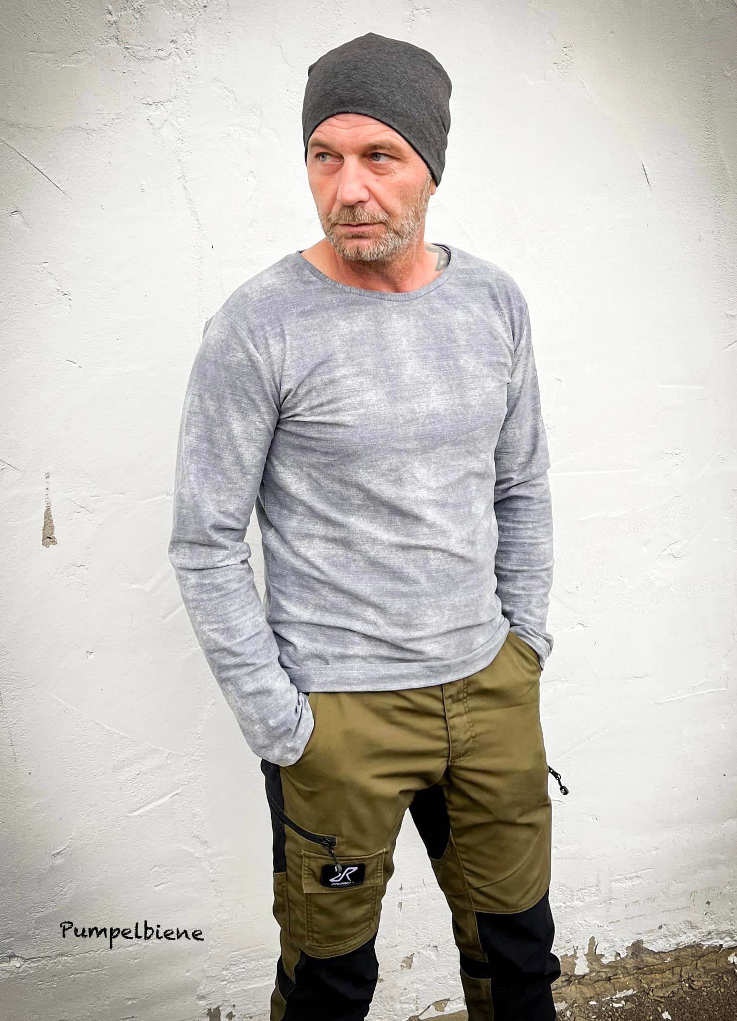 Schnittmuster Männer Longsleeve Skjorte Gr. 32-50 - Sewando