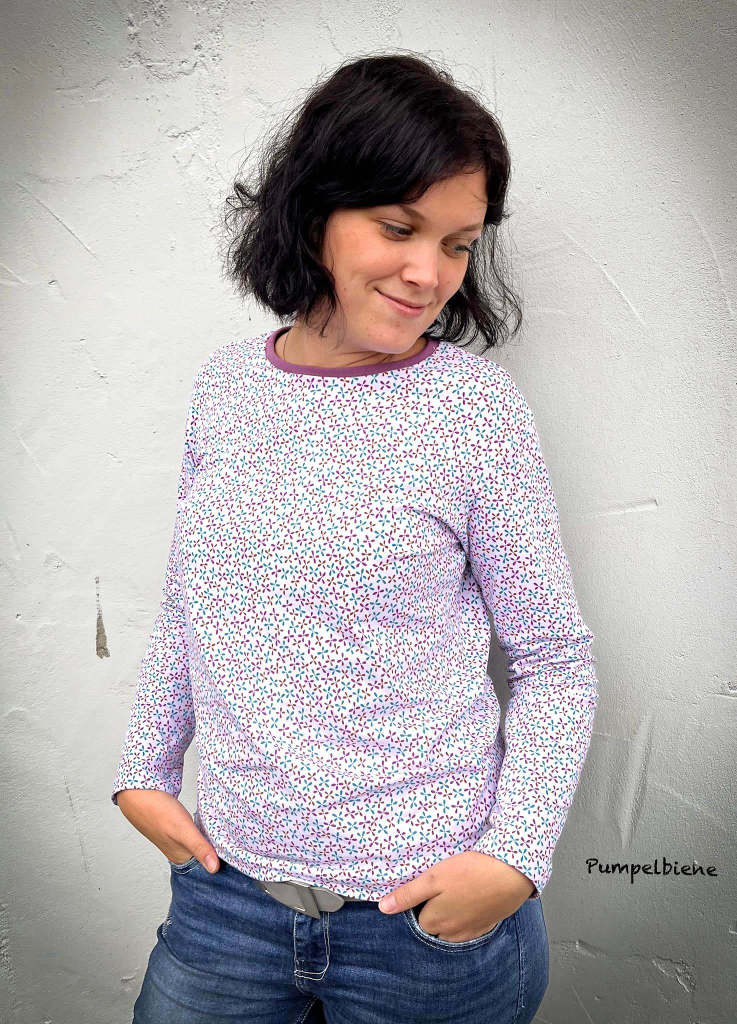 Schnittmuster Damen Longsleeve Skjorte Gr. 32-50 - Sewando