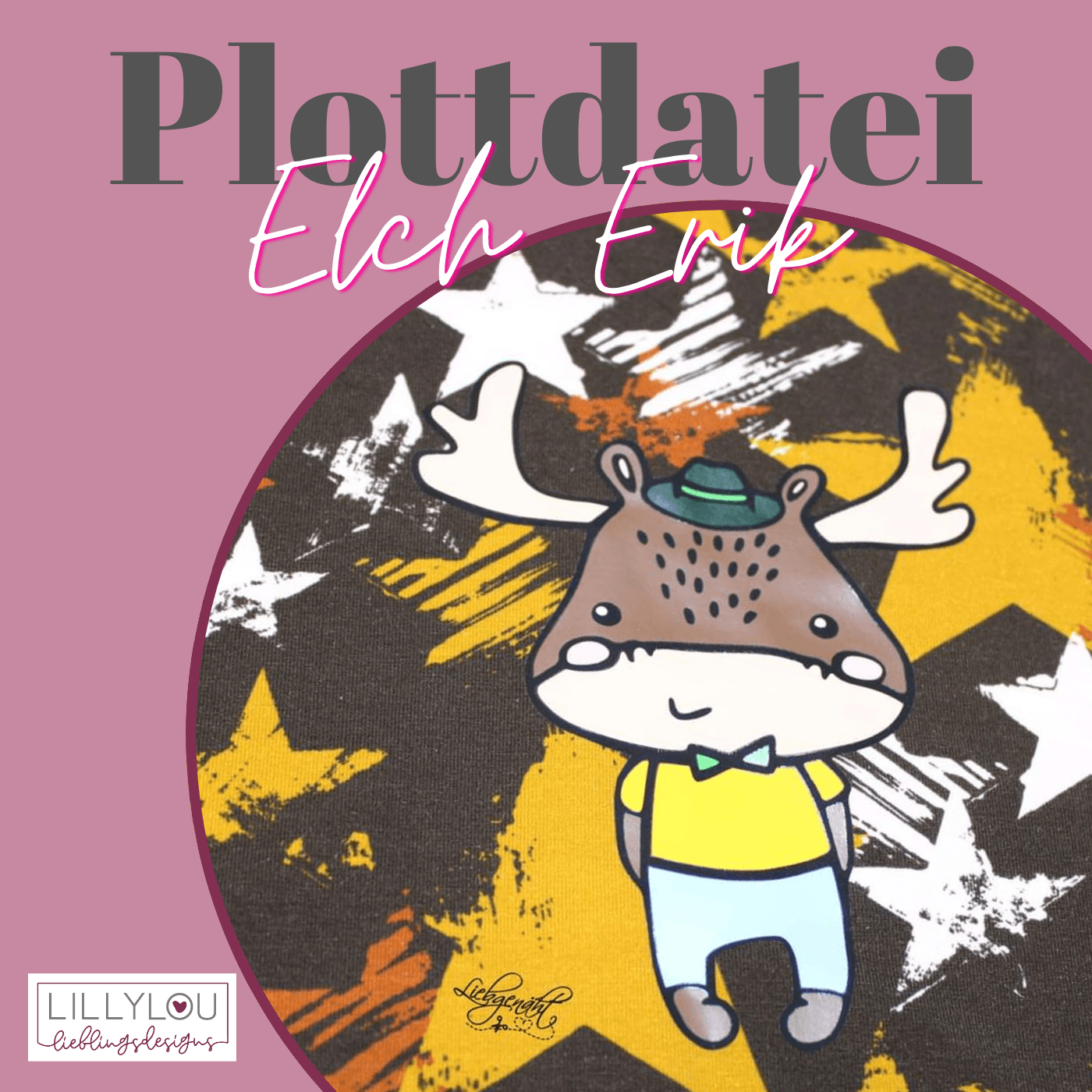 Plotterdatei - Elch Erik - Sewando