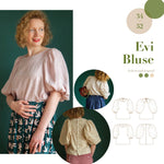 Set Evi Bluse & Ava Rock –Sommerliebe- Gr.34 - 52 - Schnittmuster & Nähanleitungen - Sewando