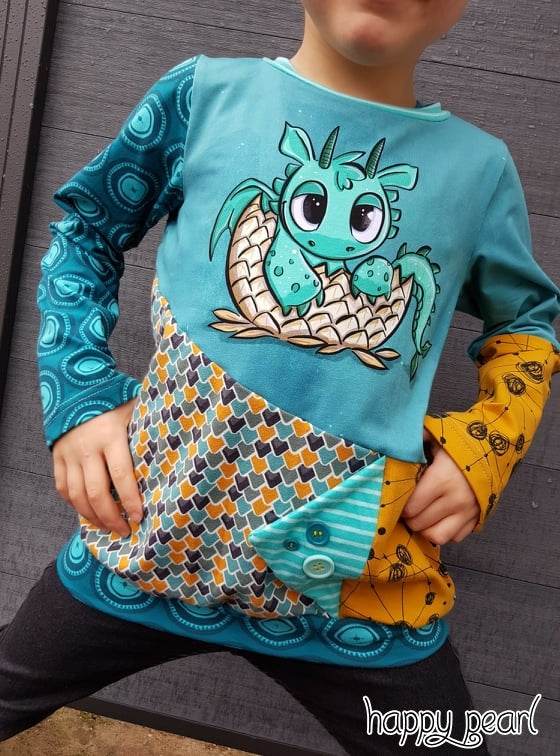 Happy Aurel - Gr 86 - 164 - Pullover + Shirt Schnittmuster - Sewando