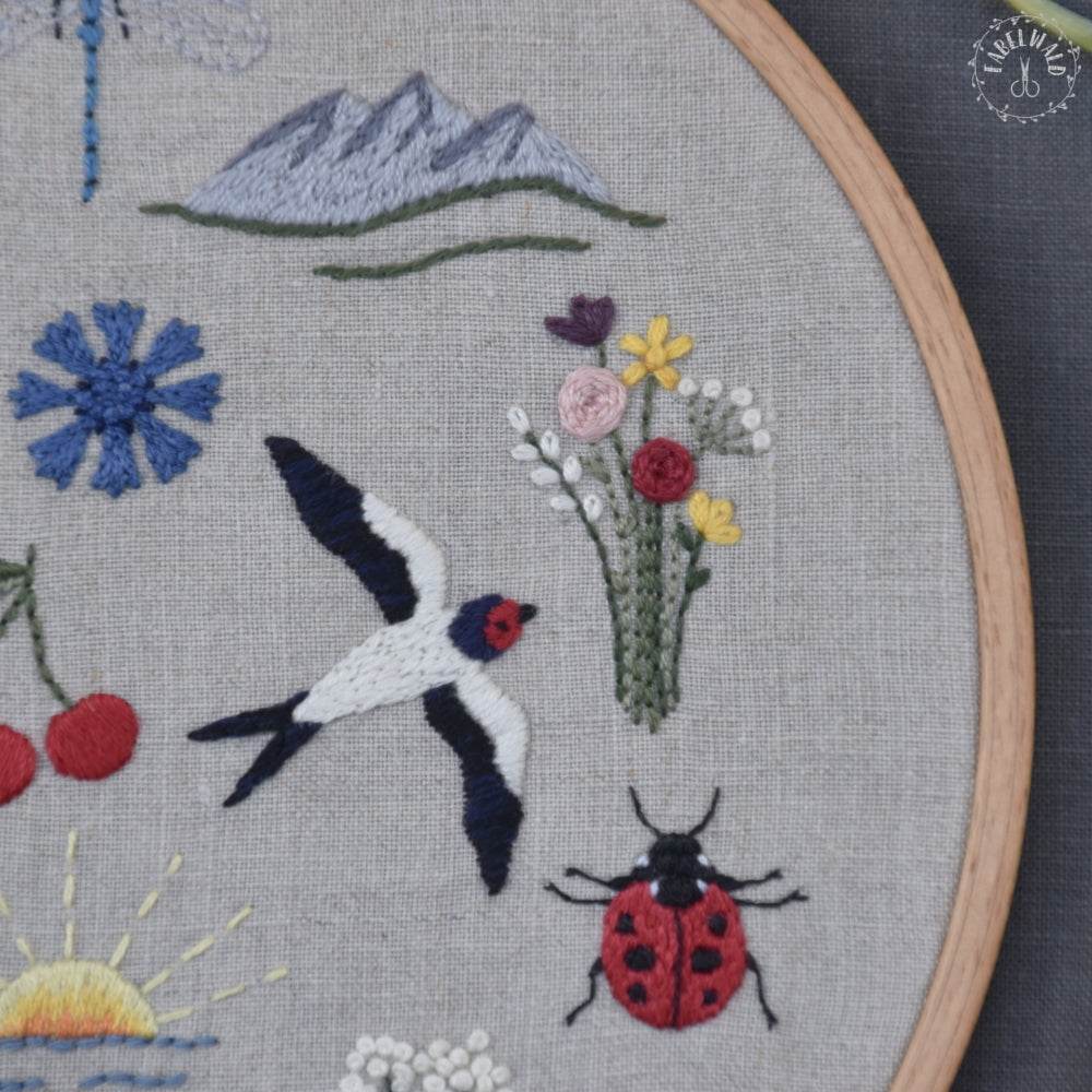 Handstickvorlage SOMMER - Sewando
