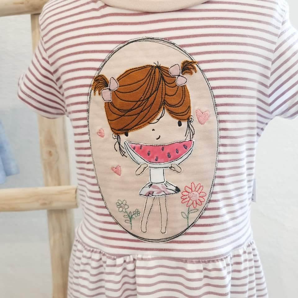 Stickdatei - Melonenmädchen - Sewando