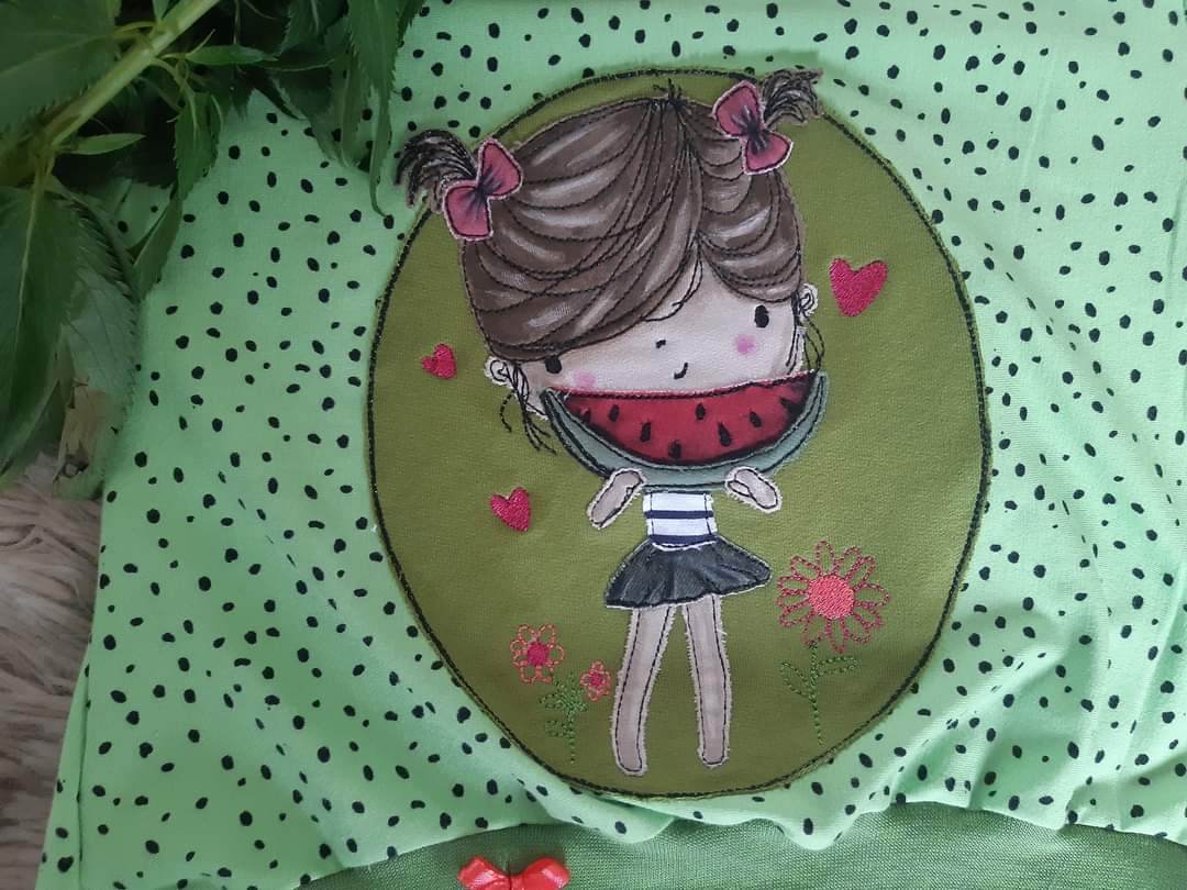 Stickdatei - Melonenmädchen - Sewando
