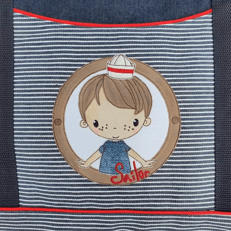 Stickdatei - Sailorboy Button - Sewando