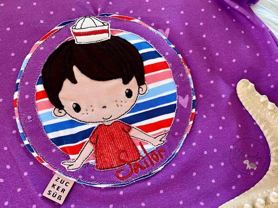 Stickdatei - Sailorboy Button - Sewando