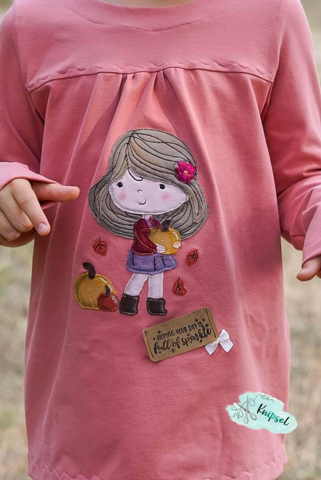 Stickdatei - Kürbismädchen - Sewando