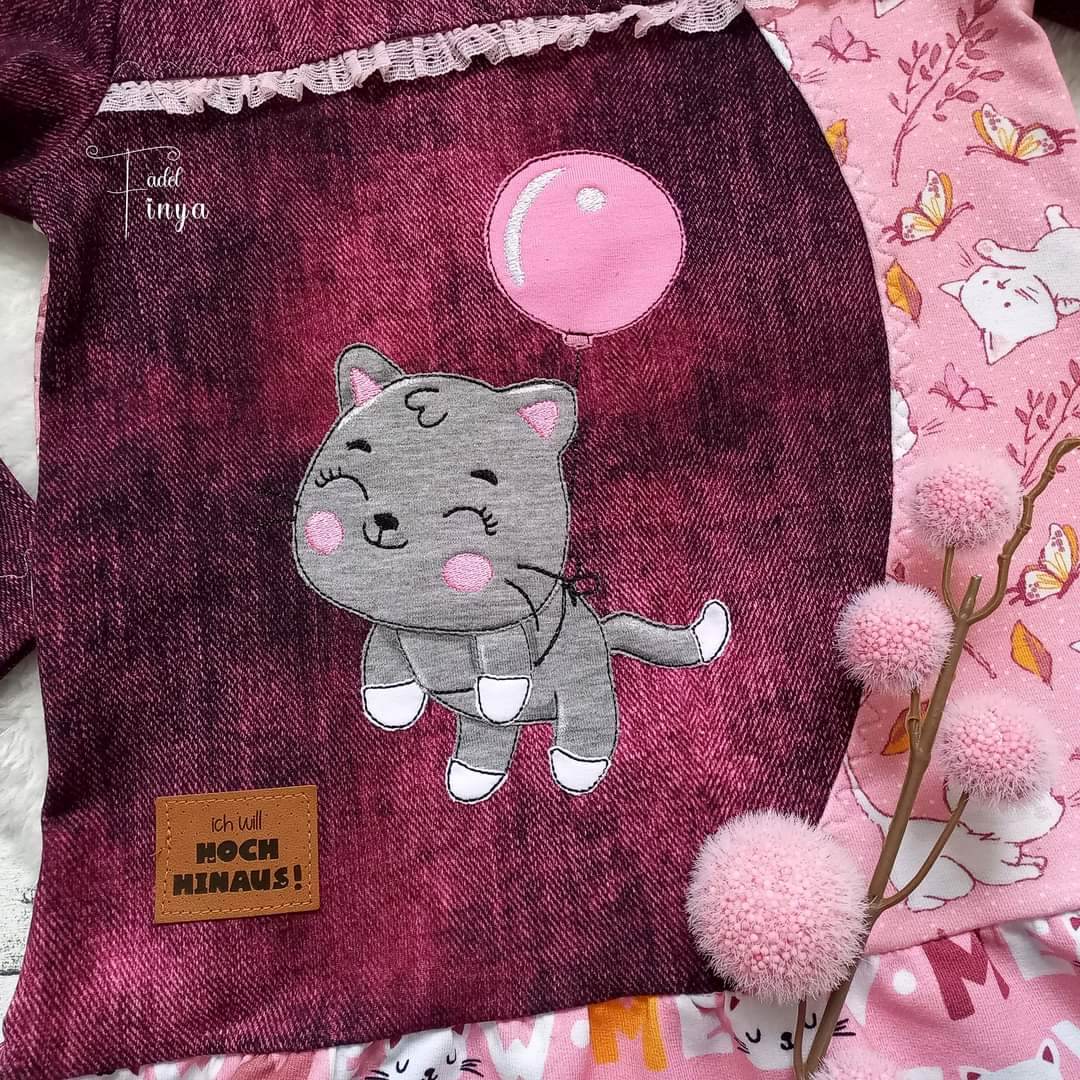 Stickdatei - Katze Lilly - Sewando