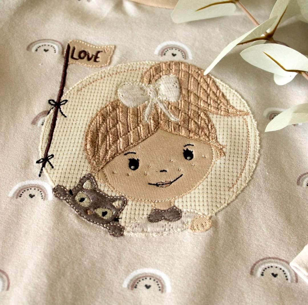 Stickdatei - Katzenmädchen - Sewando