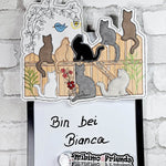 Katzen Stick Applikation ab 13x15 in 5 verschiedenen Größen - Sewando