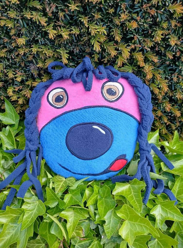 Kissen Teddy Kopf Bob ITH Stickdatei ab 10x10 in 7 Größen - Sewando