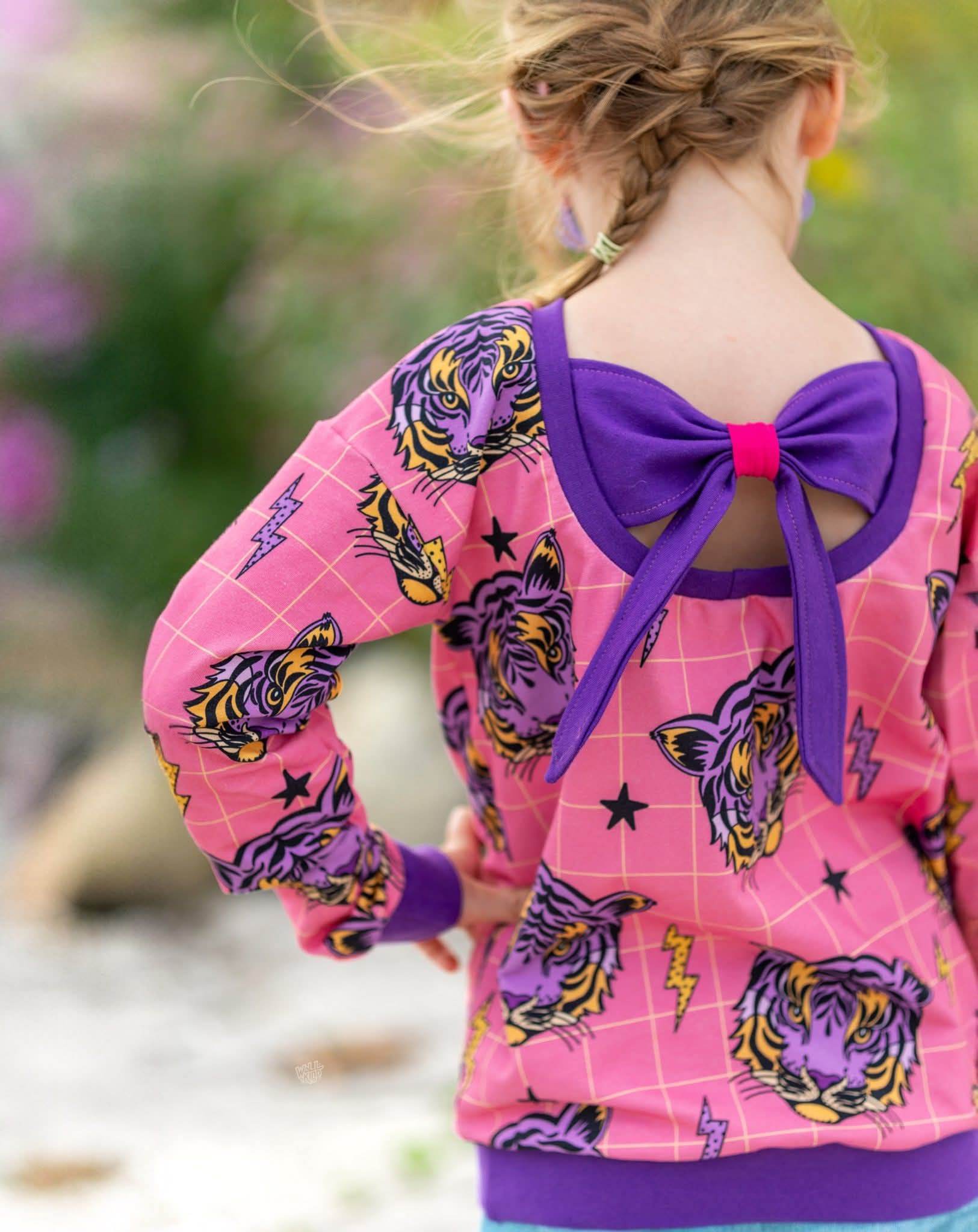 E-Book Schleifenpulli Gr. 104 - 140 Schnittmuster - Sewando