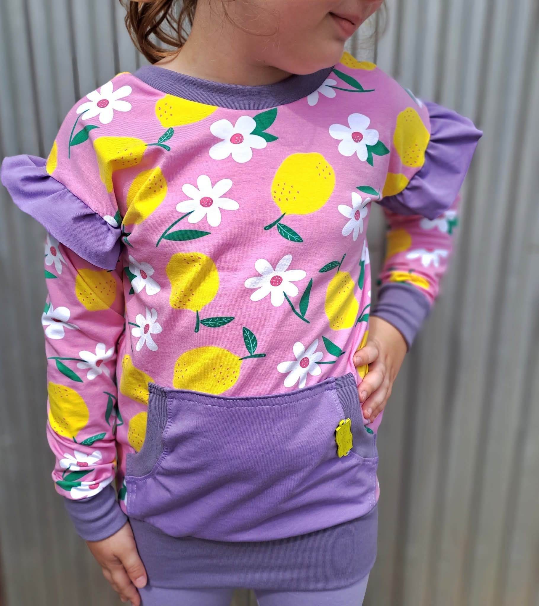 E-Book Schleifenpulli Gr. 104 - 140 Schnittmuster - Sewando