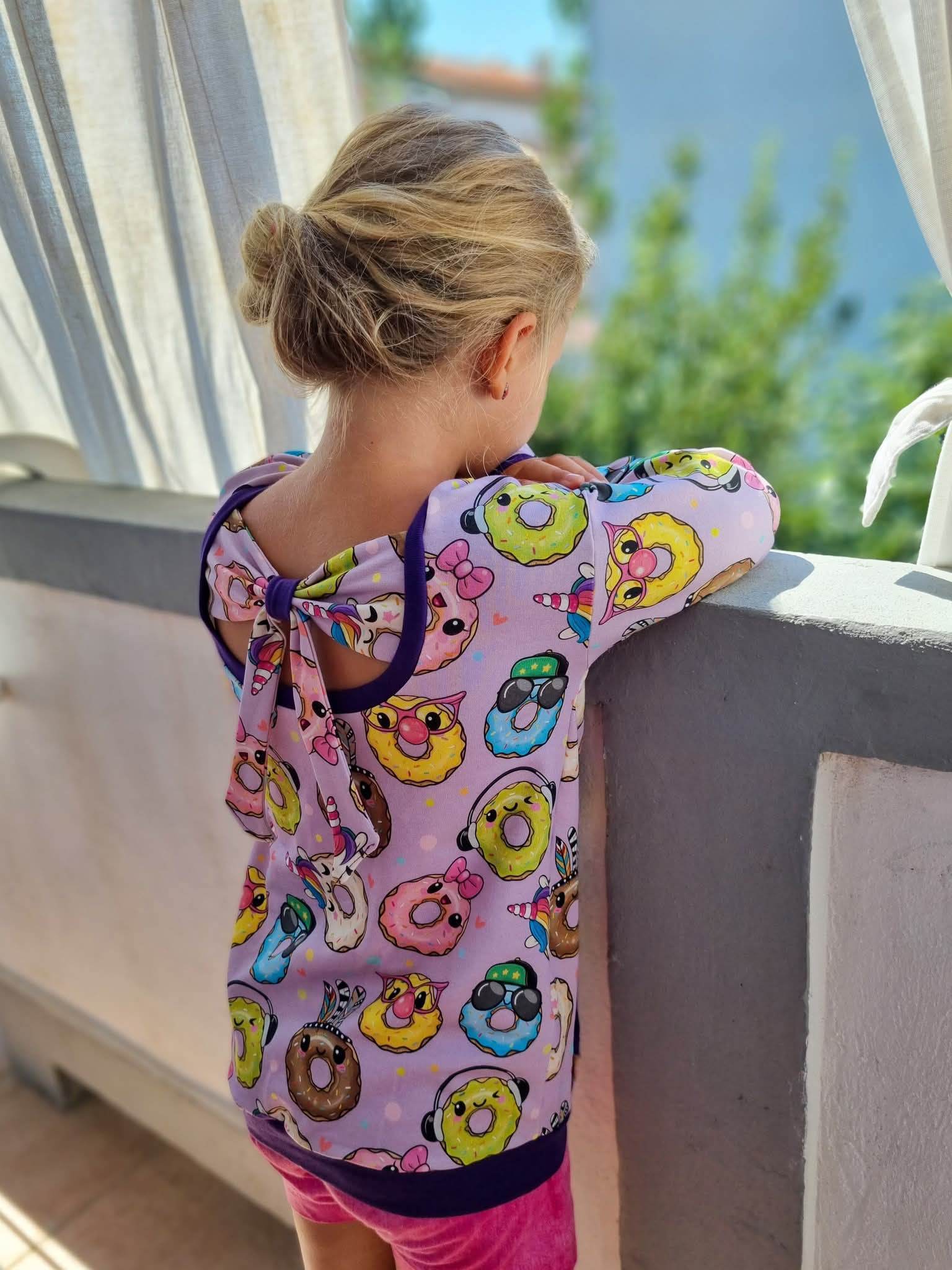 E-Book Schleifenpulli Gr. 104 - 140 Schnittmuster - Sewando