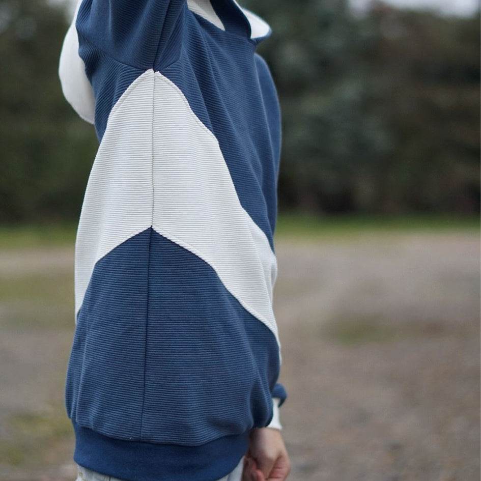 Schnittmuster Mirror Hoodie A0/A4 mit Rand Gr. 80-164 - Sewando