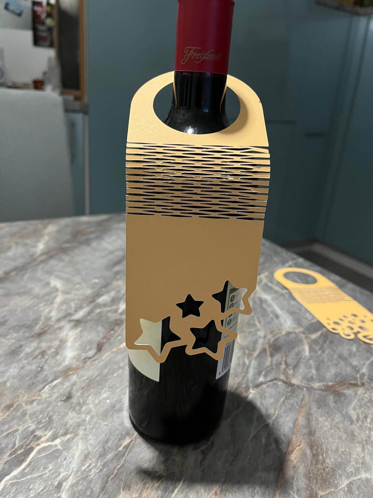 *Flaschenanhänger* Laser- und Plotterdatei - Sewando