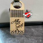 *Flaschenanhänger* Laser- und Plotterdatei - Sewando