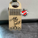 *Flaschenanhänger* Laser- und Plotterdatei - Sewando