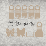 *Flaschenanhänger* Laser- und Plotterdatei - Sewando