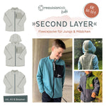 Schnittmuster vielseitige Kinder Fleecejacke Gr. 86 - 164 - Sewando