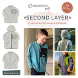 Schnittmuster vielseitige Kinder Fleecejacke Gr. 86 - 164 - Sewando