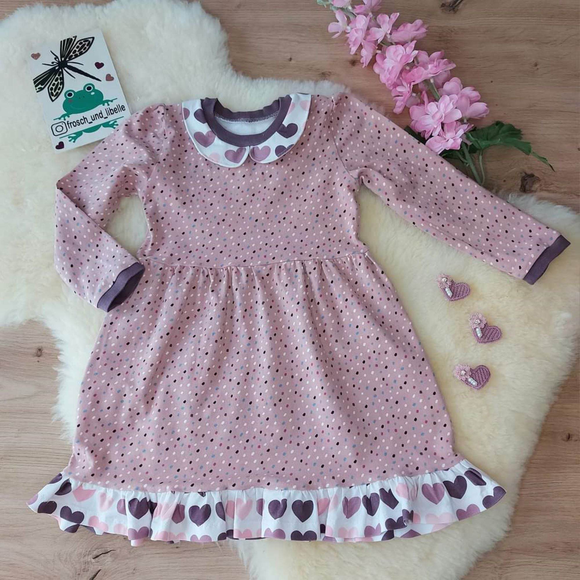 Sommerkleid Flora Schnittmuster Gr. 80-116 - Sewando