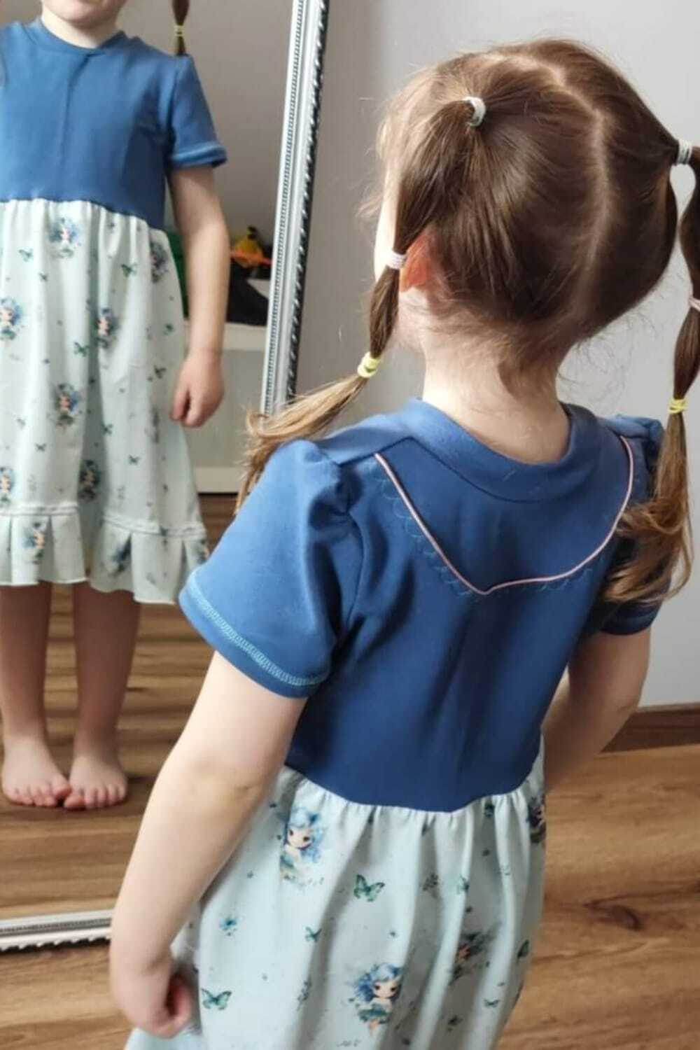 Sommerkleid Flora Schnittmuster Gr. 80-116 - Sewando