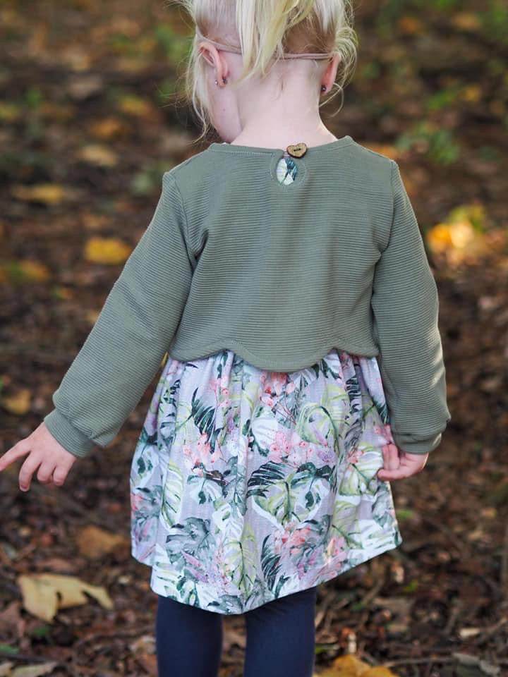 Schnittmuster Curved Crop Top inkl. Unterkleid BEAMER Version -Gr. 86-164 : - Sewando