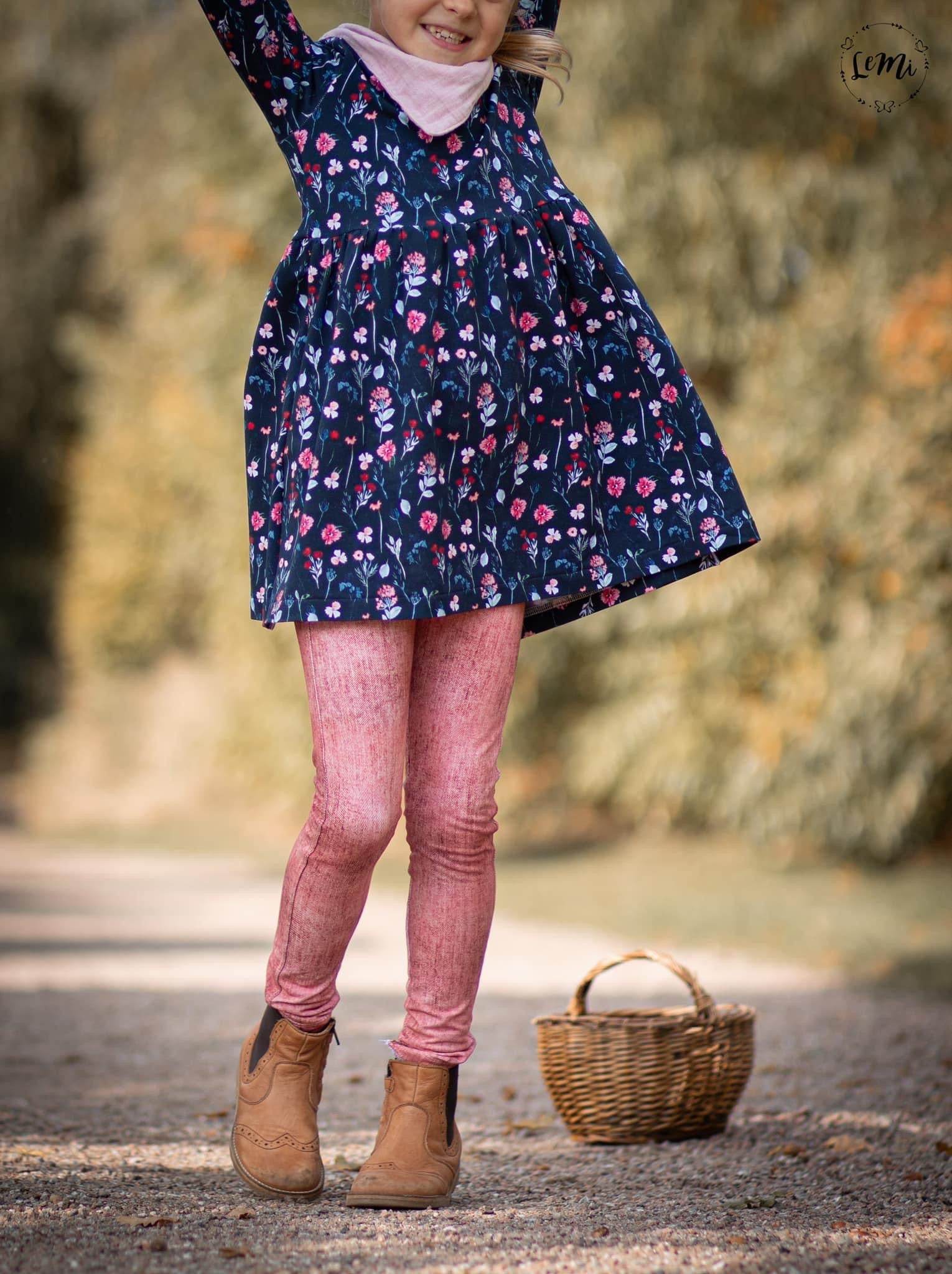 Schnittmuster Basic Kleid BEAMER Version - Gr. 86-164 - Sewando