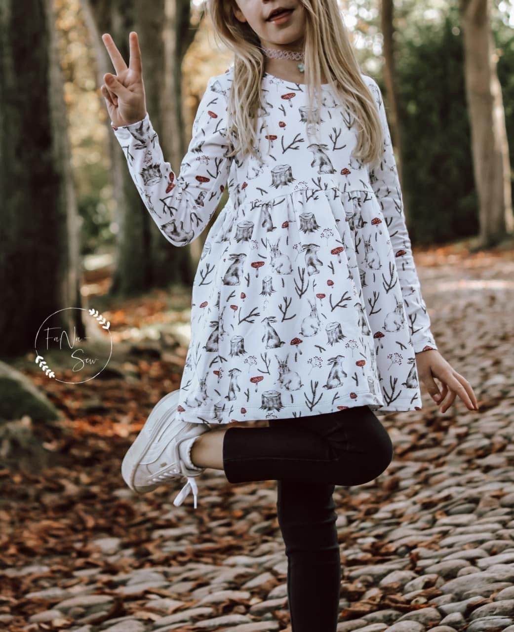 Schnittmuster Basic Kleid BEAMER Version - Gr. 86-164 - Sewando