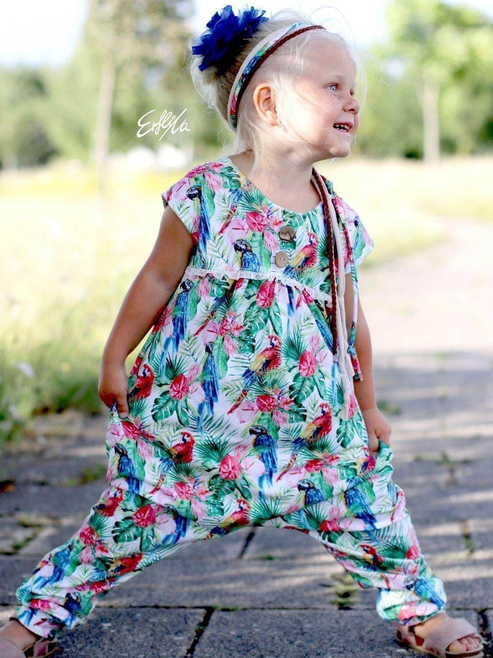 Schnittmuster Baggy Romper - BEAMER Version - Gr. 56 - 146 - Sewando