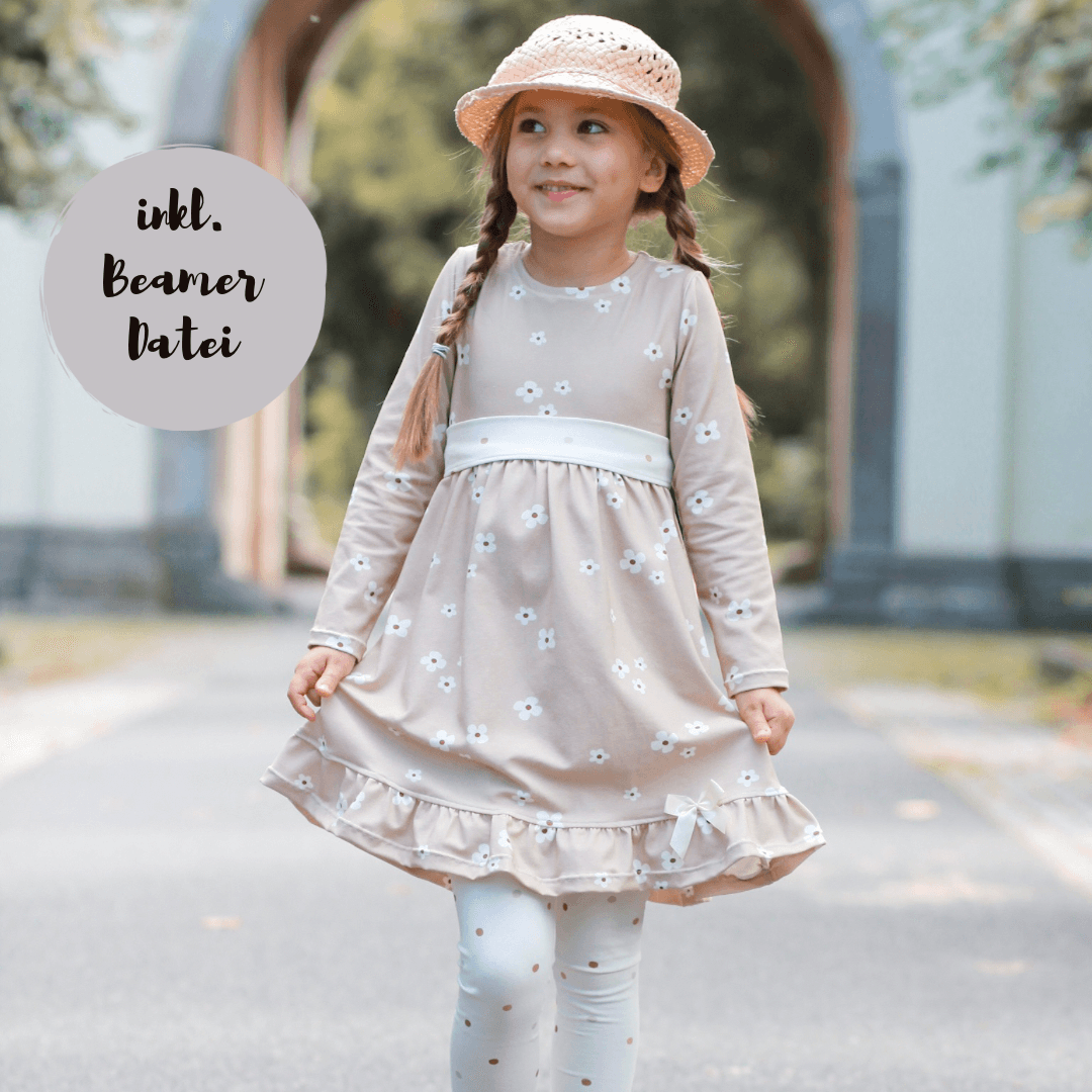 Schnittmuster Lace Dress - BEAMER Version - Gr. 86 - 164 : - Sewando