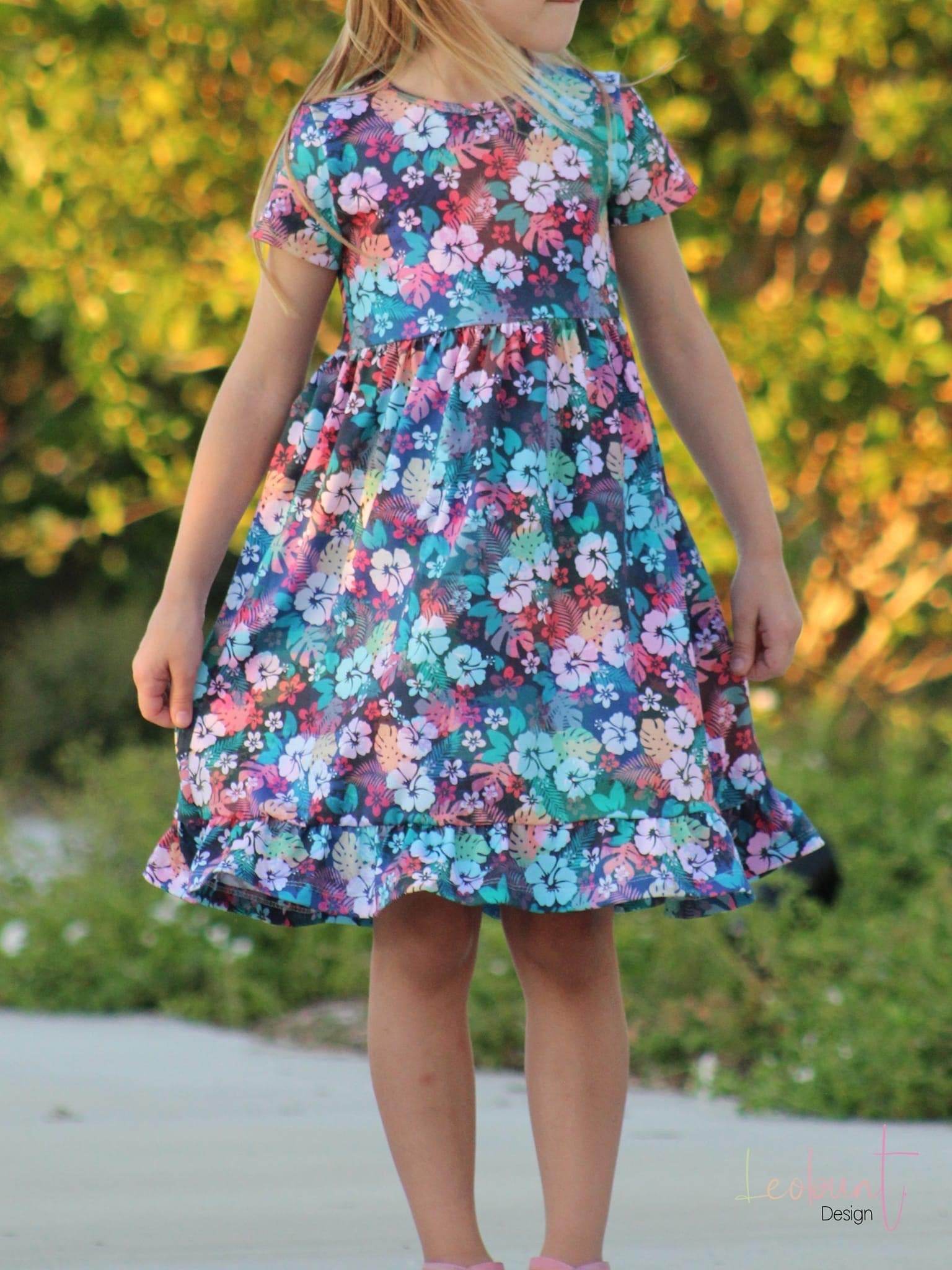 Schnittmuster Lace Dress - BEAMER Version - Gr. 86 - 164 : - Sewando
