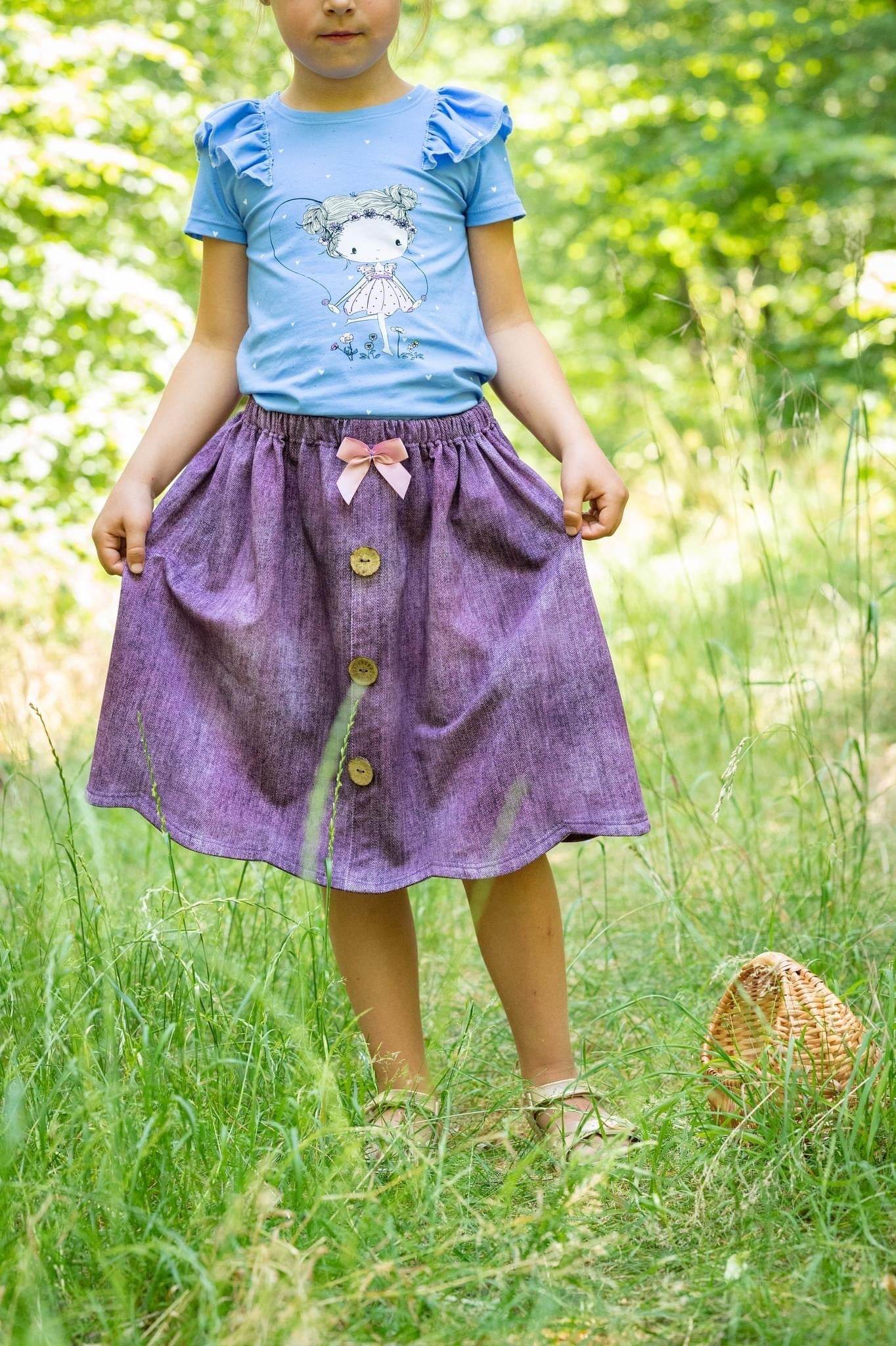 Schnittmuster Curved Skirt - Rock BEAMER Version - Gr. 86 - 164 - Sewando