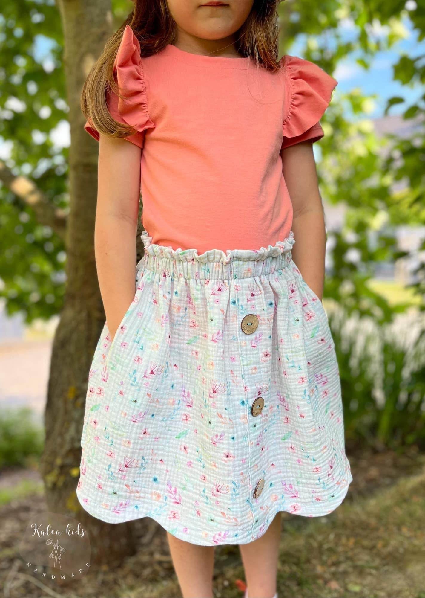 Schnittmuster Curved Skirt - Rock BEAMER Version - Gr. 86 - 164 - Sewando