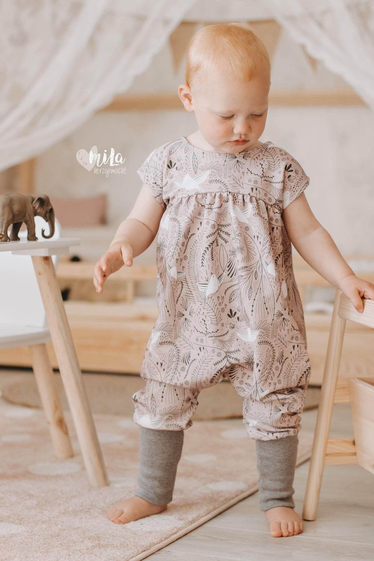 Schnittmuster Baggy Romper - BEAMER Version - Gr. 56 - 146 - Sewando