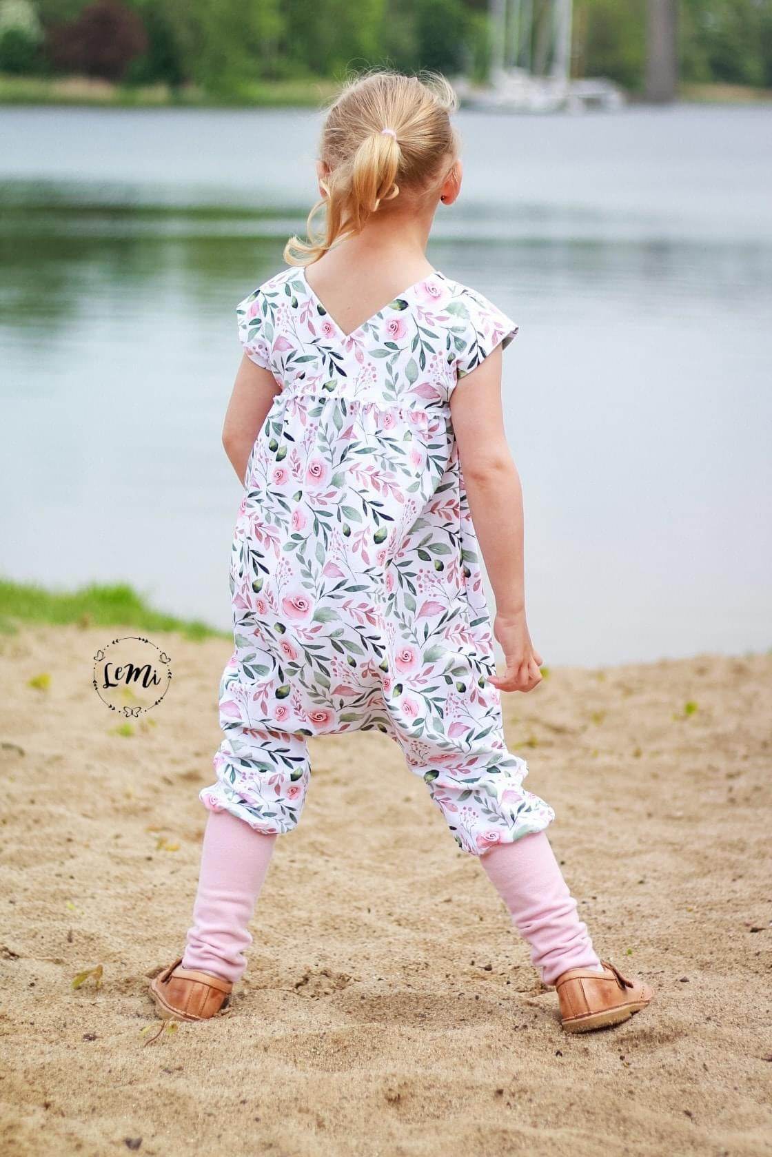 Schnittmuster Baggy Romper - BEAMER Version - Gr. 56 - 146 - Sewando