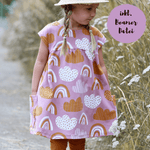 Schnittmuster Crossover Dress - Kleid BEAMER Version - Gr. 56 - 164 - Sewando