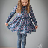 Schnittmuster Curved Dress - Kleid BEAMER Version - Gr. 86 - 164 - Sewando
