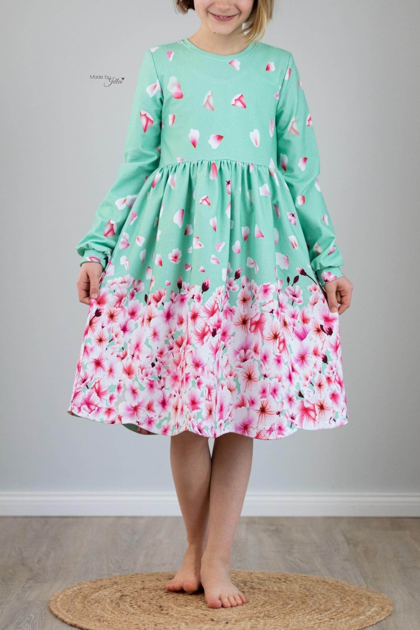 Schnittmuster Curved Dress - Kleid BEAMER Version - Gr. 86 - 164 - Sewando
