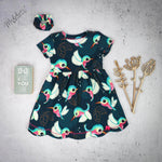 Schnittmuster Curved Dress - Kleid BEAMER Version - Gr. 86 - 164 - Sewando