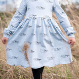 Schnittmuster Curved Dress - Kleid BEAMER Version - Gr. 86 - 164 - Sewando