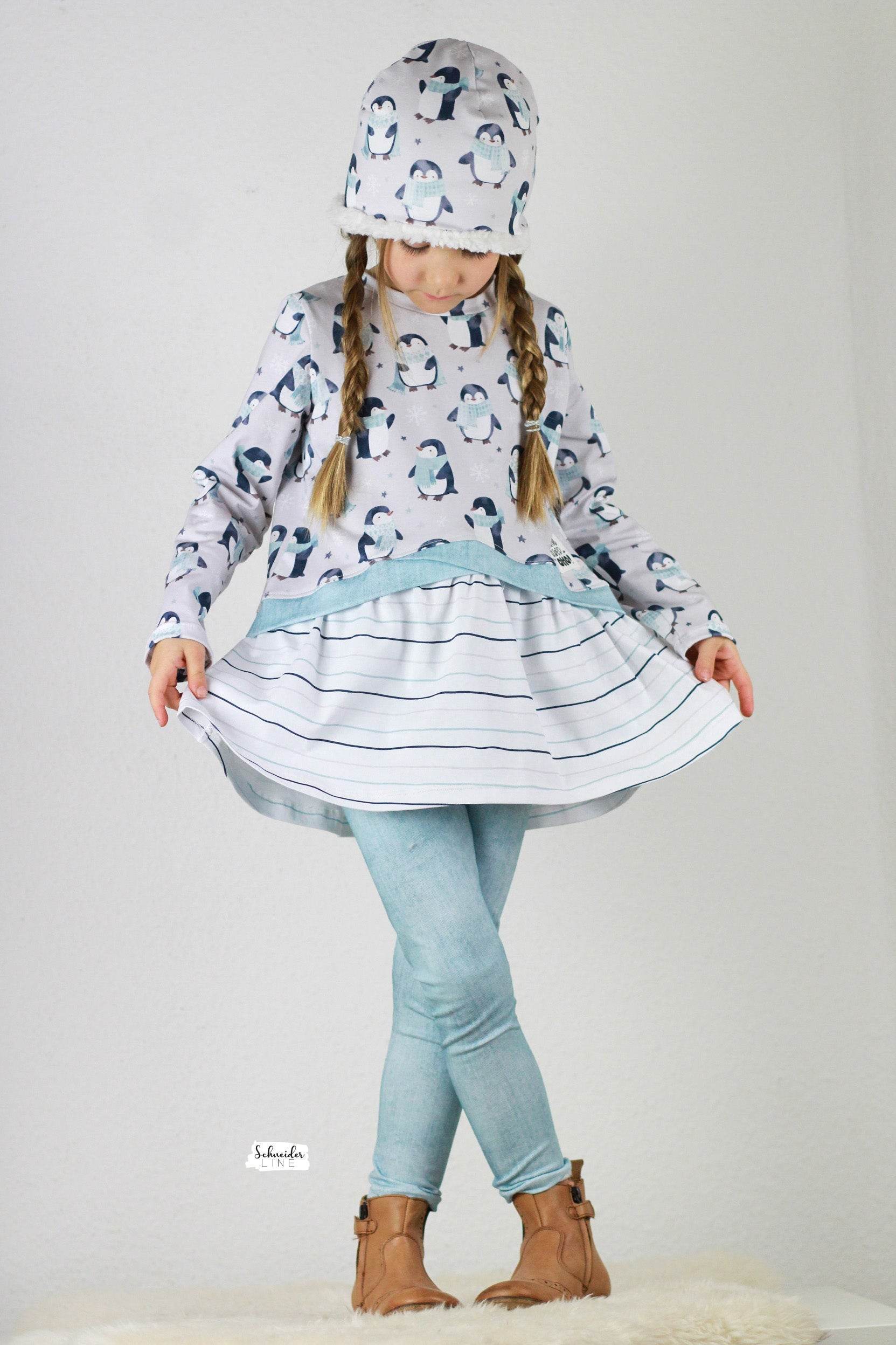 Schnittmuster Layer Sweater - BEAMER Version - Gr. 86 - 164 : - Sewando