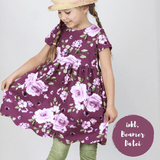 Schnittmuster Curved Dress - Kleid BEAMER Version - Gr. 86 - 164 - Sewando