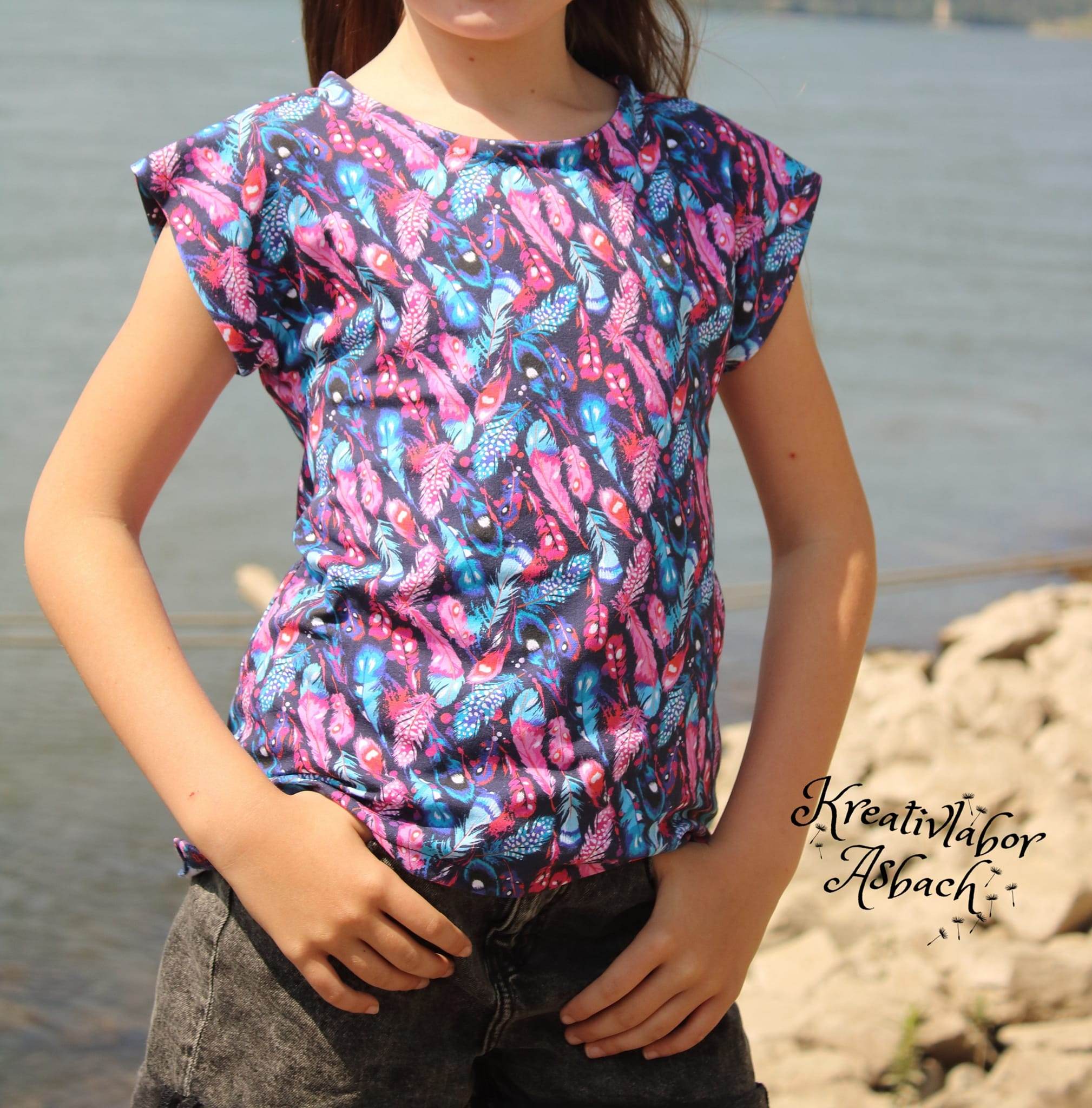 Happy Julina - Gr 86-164 - T-Shirt Schnitmuster - Sewando