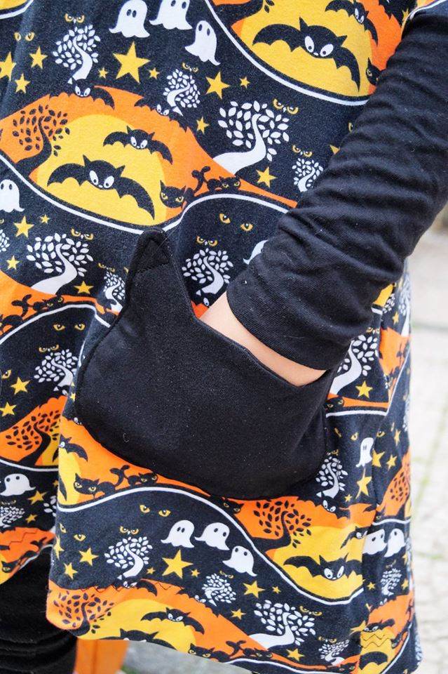 Schnittmuster timtom No.32 Sweatkleid mit Vokuhila-Saum Gr. 86-152 - Sewando