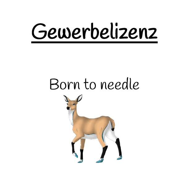 Allgemeine Gewerbelizenz Born to Needle unbegrenzt - Sewando