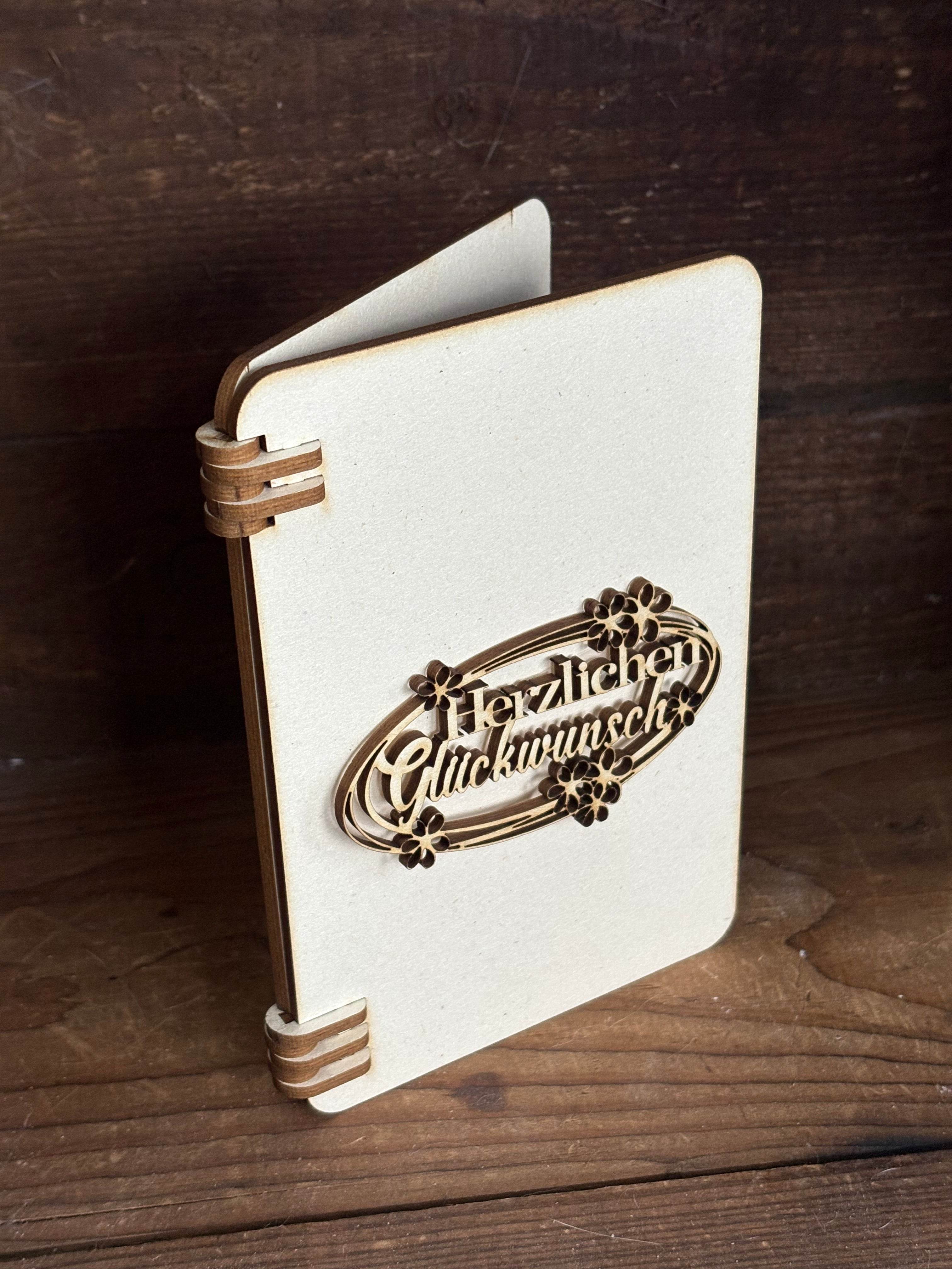 *Glückwünsche* Laser- und Plotterdatei - Sewando