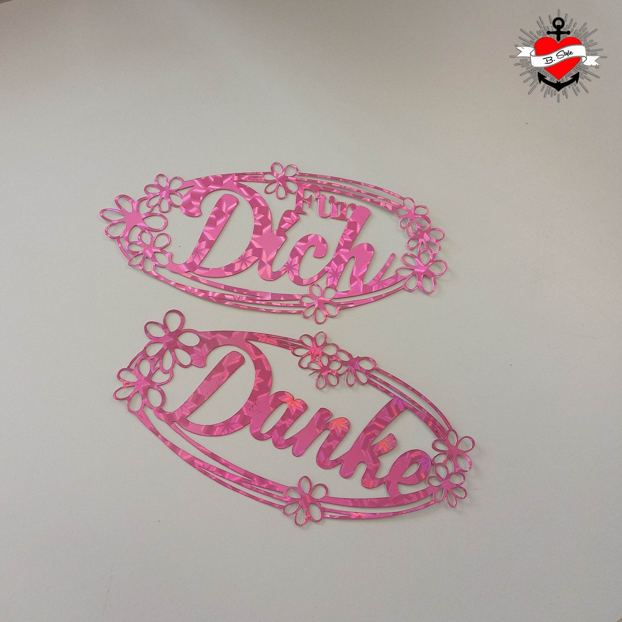 *Glückwünsche* Laser- und Plotterdatei - Sewando